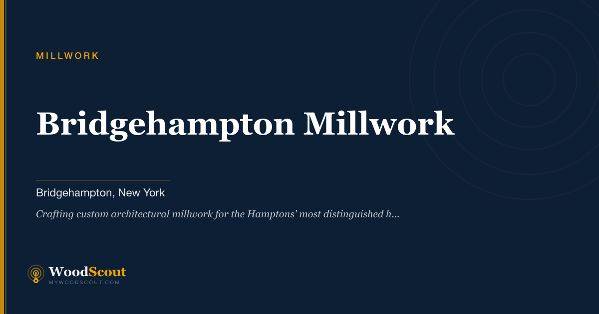 Bridgehampton Millwork millwork in Bridgehampton, New York — millwork, moulding, and architectural woodwork