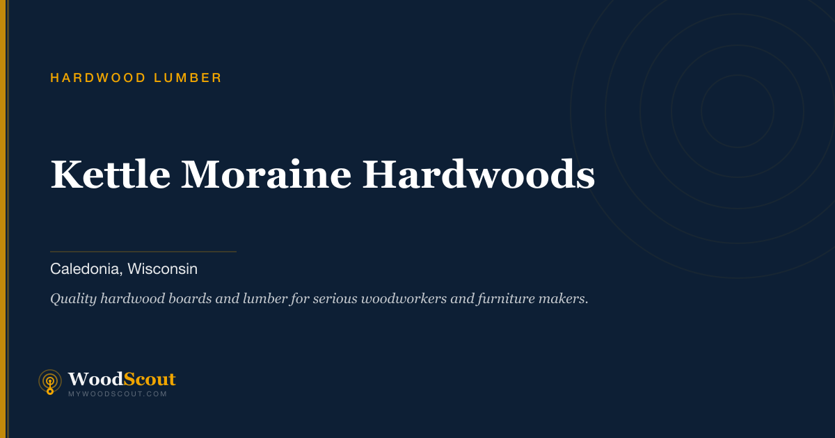 Kettle Moraine Hardwoods hardwood lumber in Caledonia, Wisconsin — hardwood lumber and hardwood boards