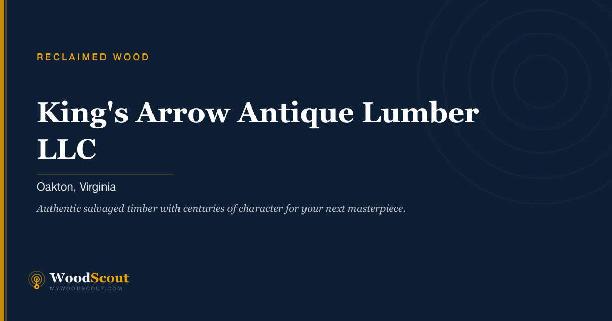 King's Arrow Antique Lumber LLC reclaimed wood in Oakton, Virginia — reclaimed wood and salvaged lumber