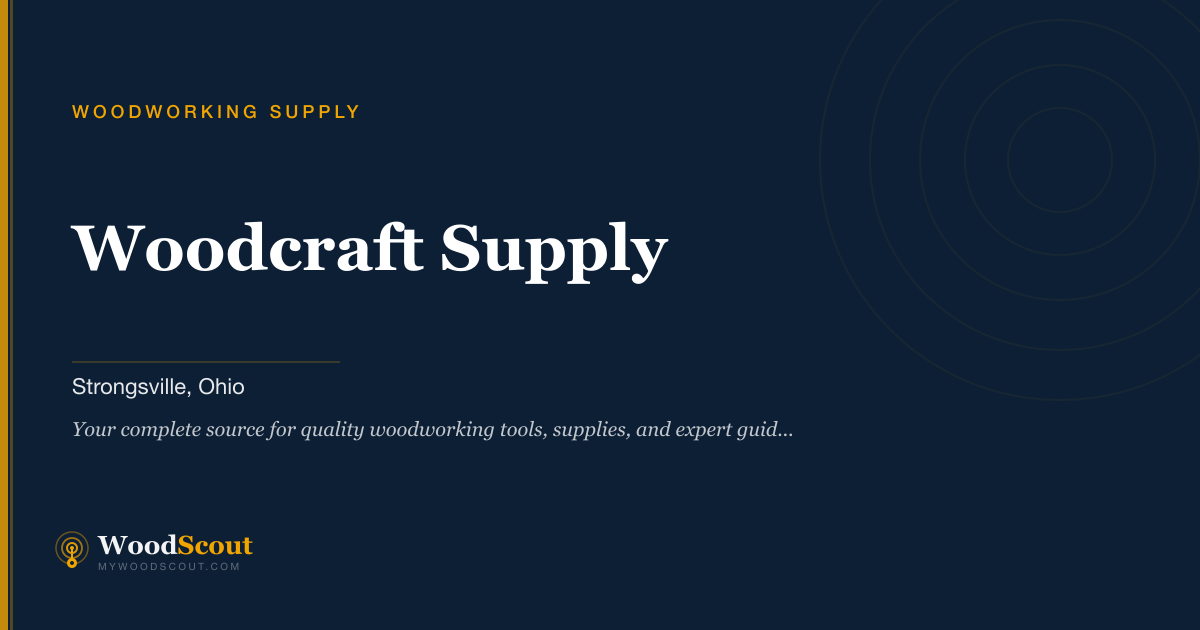 Woodcraft Supply woodworking supply in Strongsville, Ohio — woodworking tools and supplies
